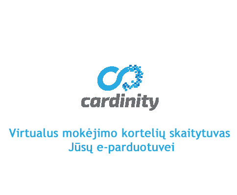 Cardinity - atsiskaitymas kortelėmis
